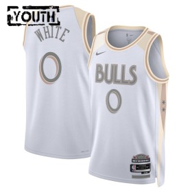 Dres Chicago Bulls Coby White Nike 2024-25 City Edition Bijela Swingman - Dječji